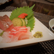 Spezialität der japanischen Küche - Sushi